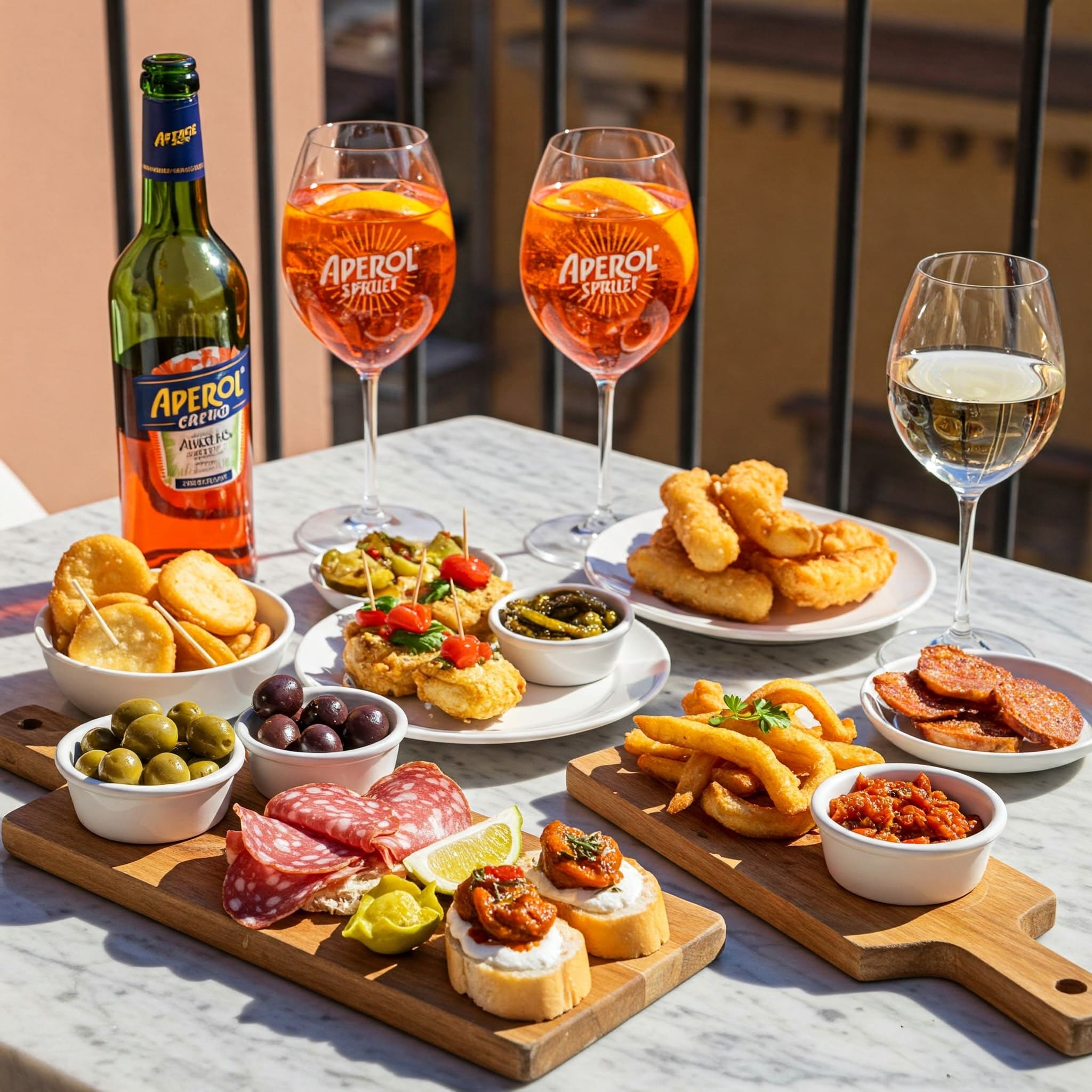 Italian dinner party Menu Ideas Aperitivo Appetizers & Drinks