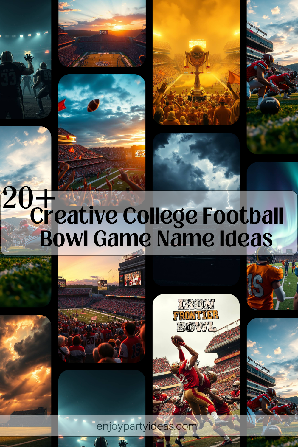 20+ Creative College Football Bowl Game Name Ideas