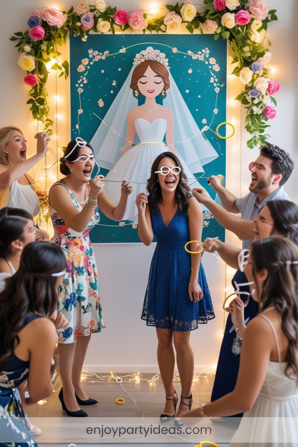 Pin the Ring on the Bride