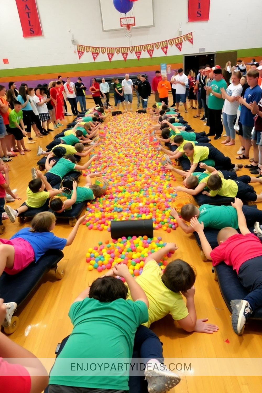 The Human Hungry Hippos Game