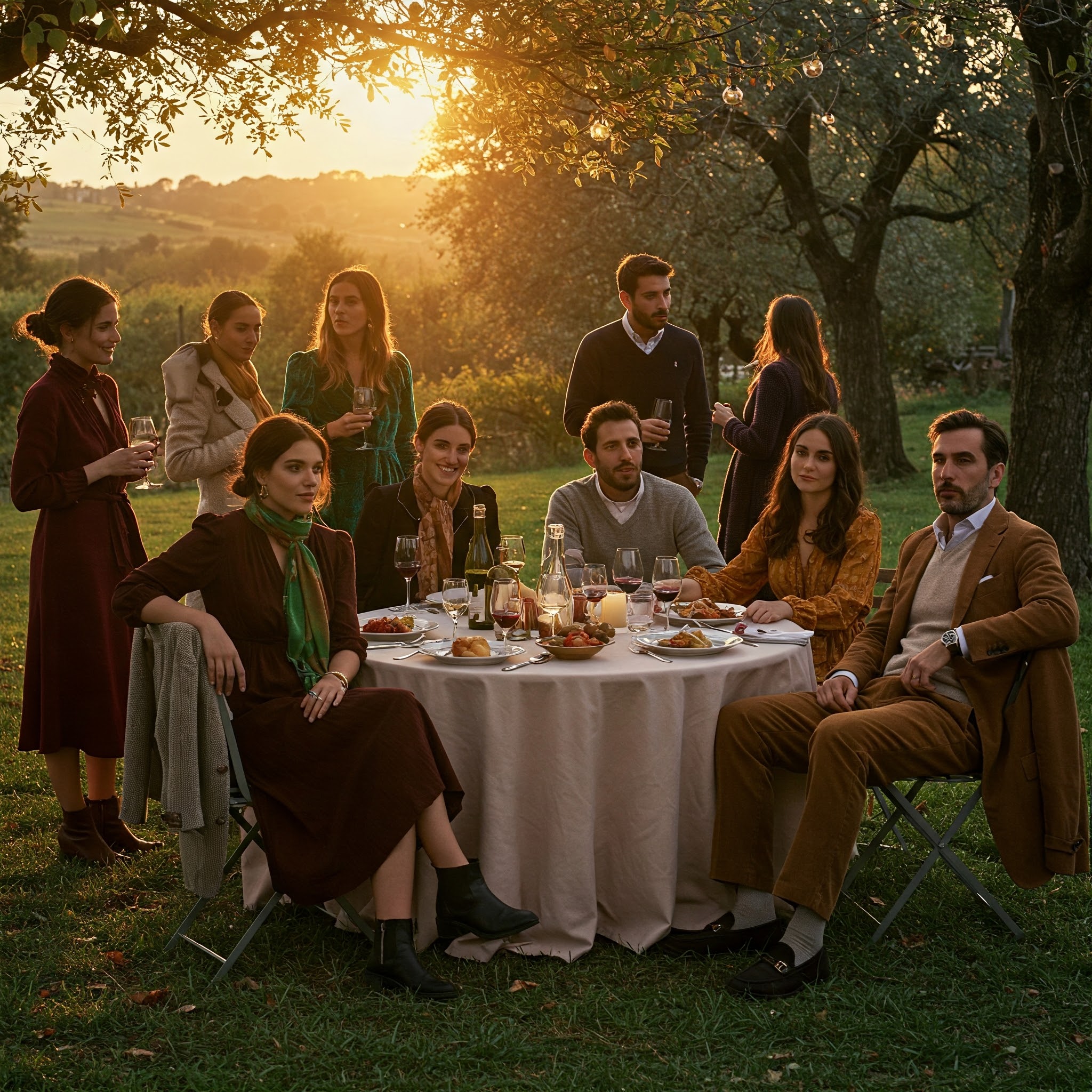 Autumn Italian Dinner Party Outfits