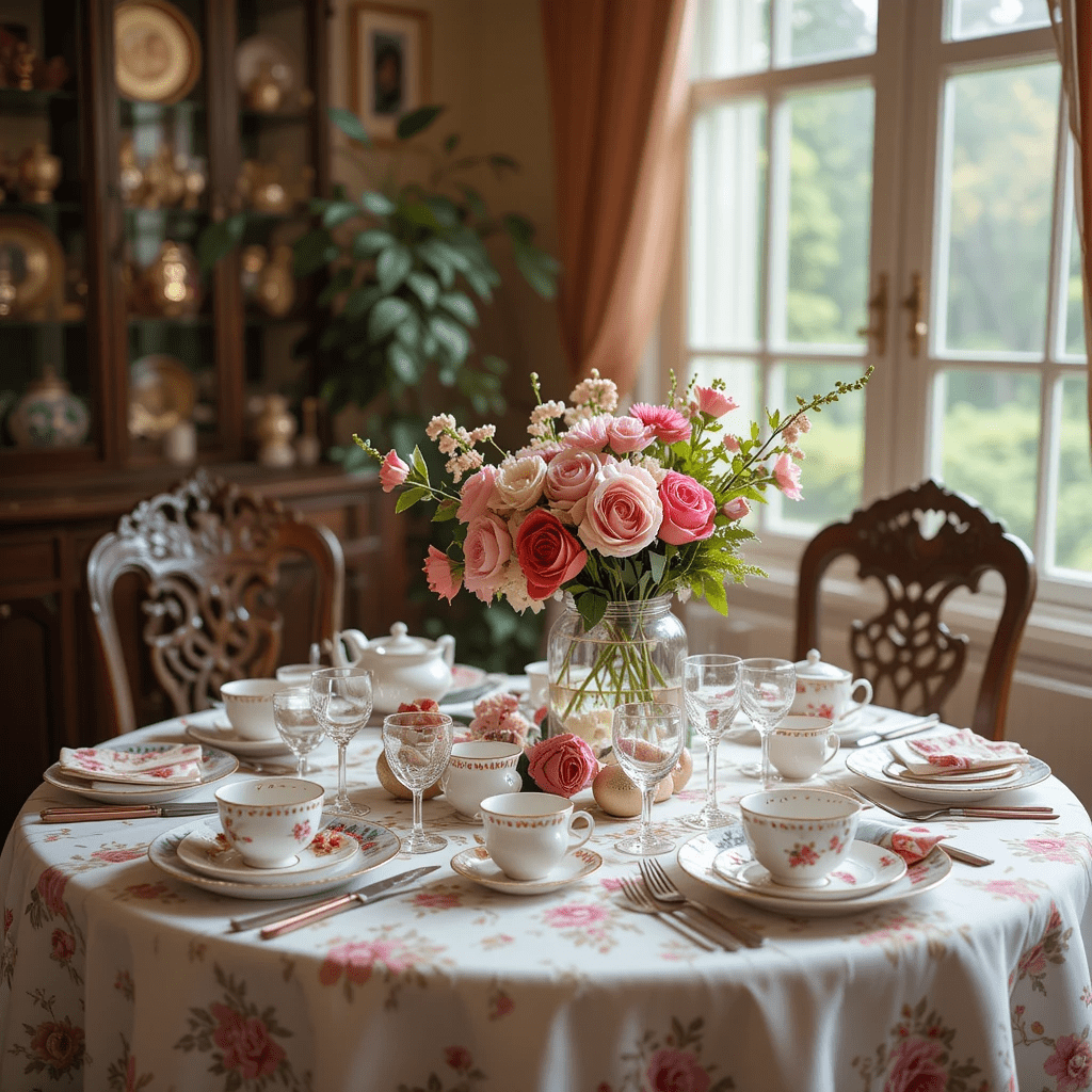 Tea Party Table Setting