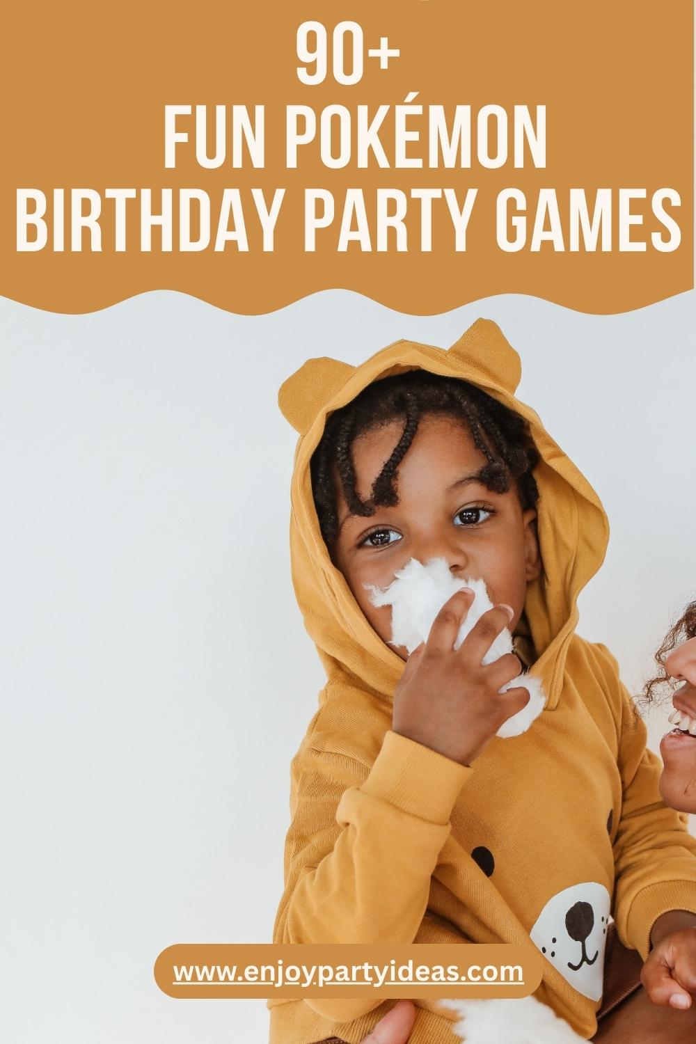 Pokémon Birthday Party Games