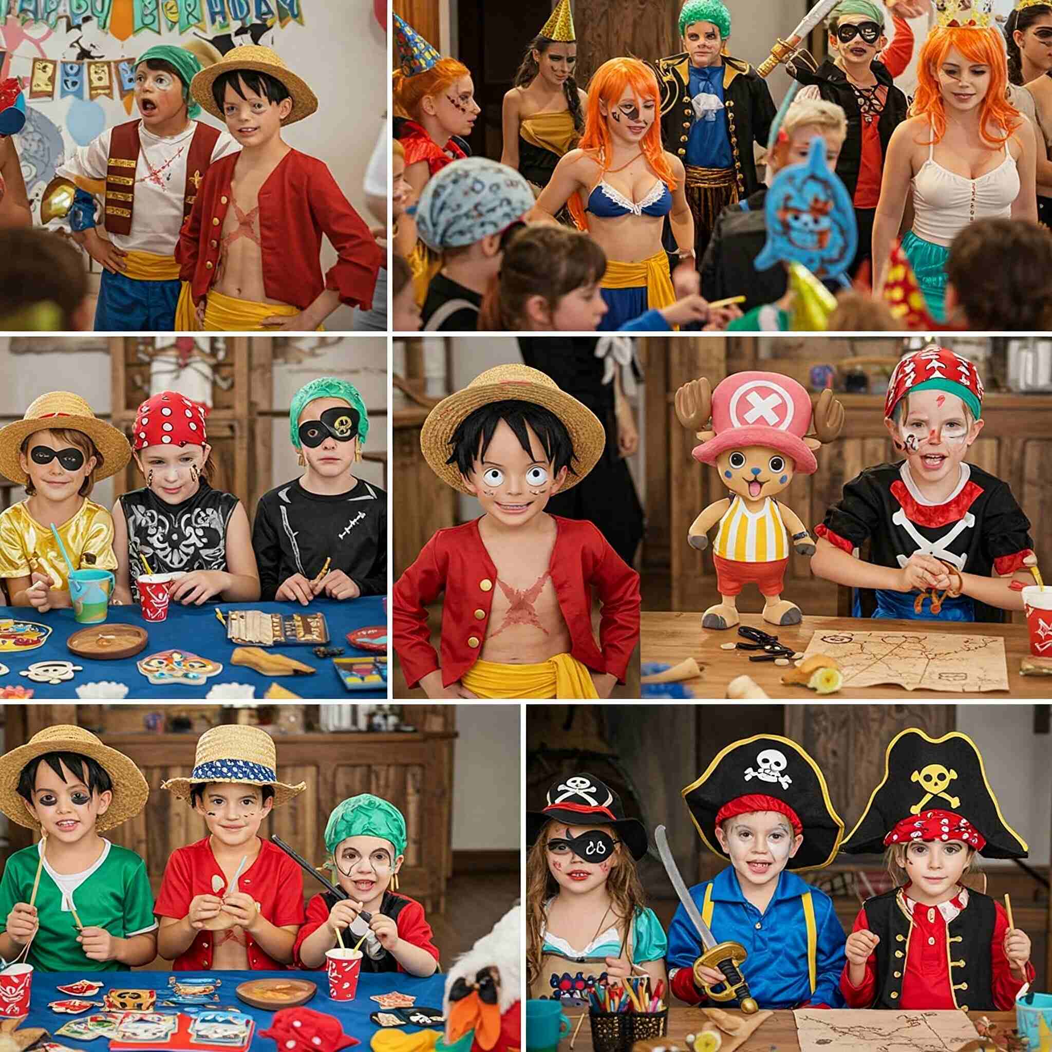 One Piece Birthday Theme Party Ideas Boy