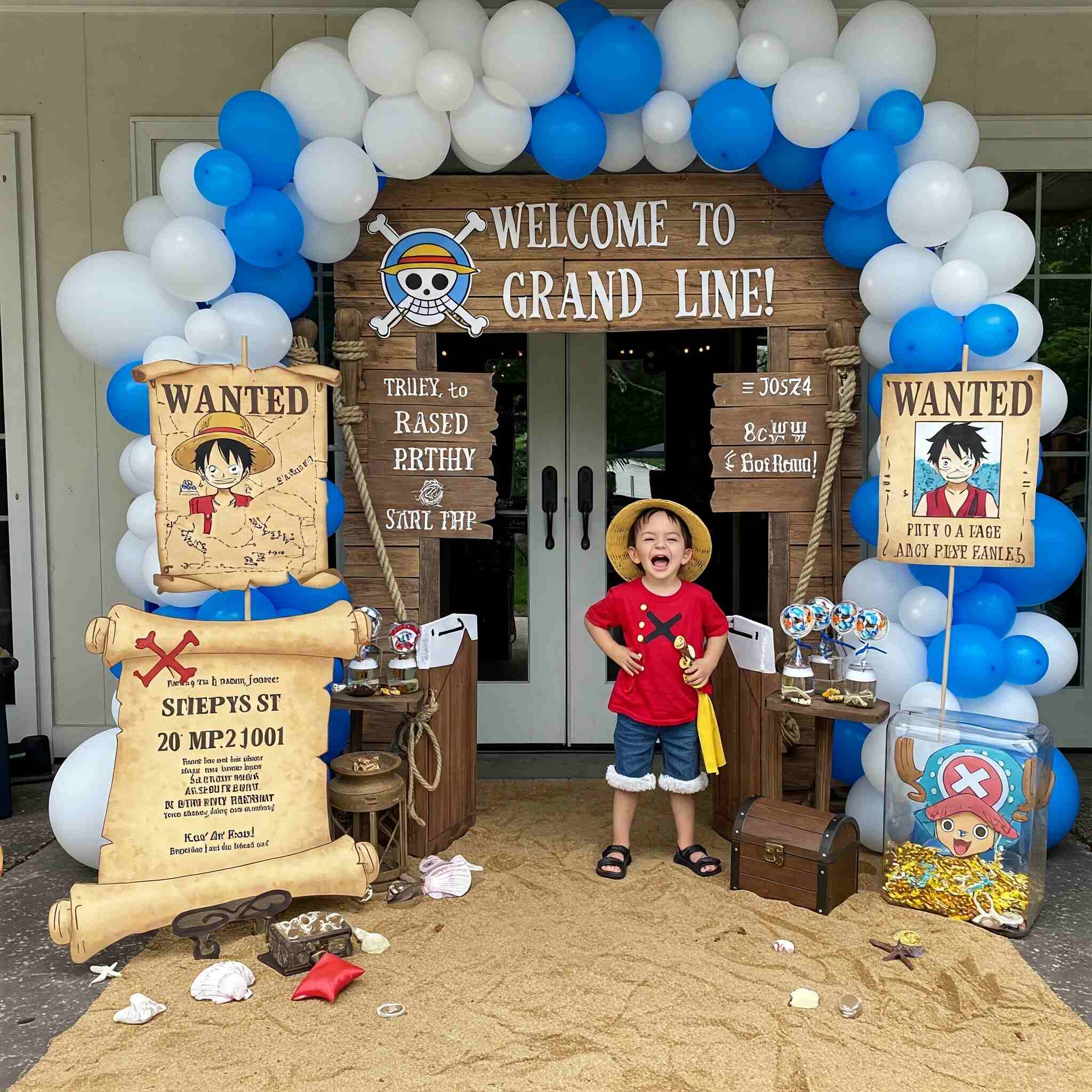 One Piece birthday Theme Party Ideas for kids