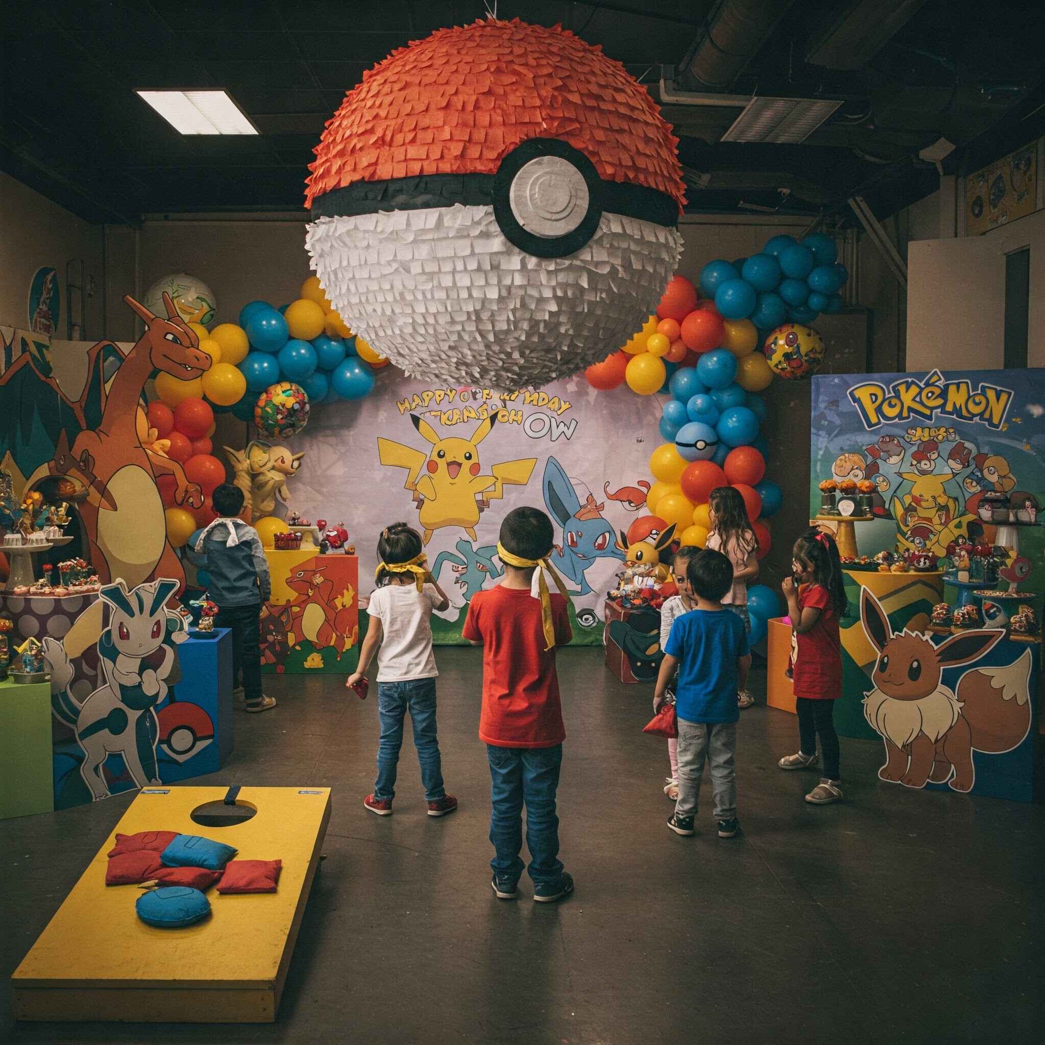 Pokemon Hunt Game for Birthday Party
