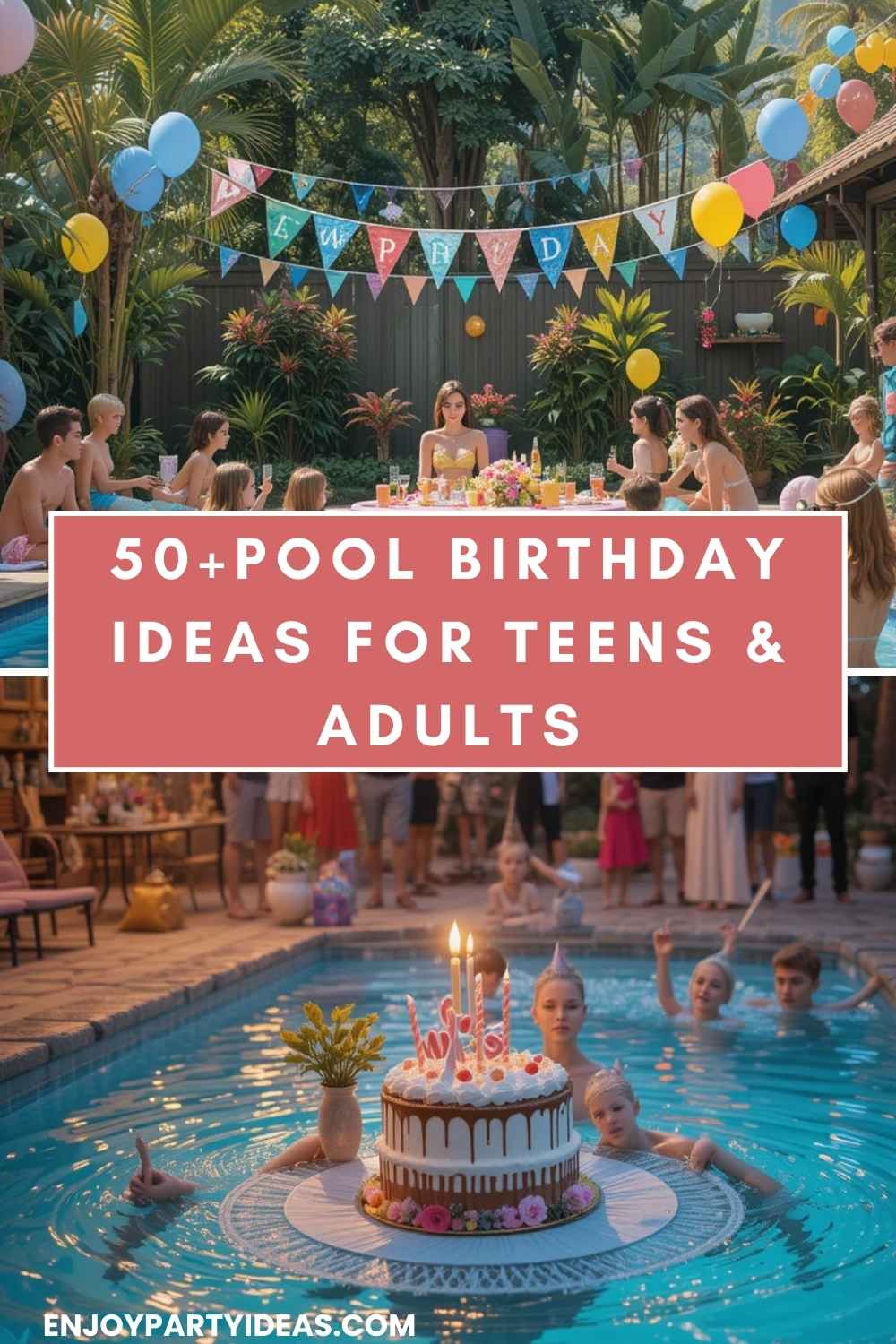 Pool Birthday Party  Splash into Summer Fun