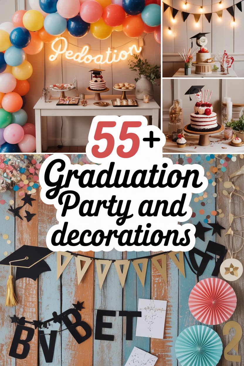 55+ Graduation Party Ideas and Decorations to Celebrate in Style