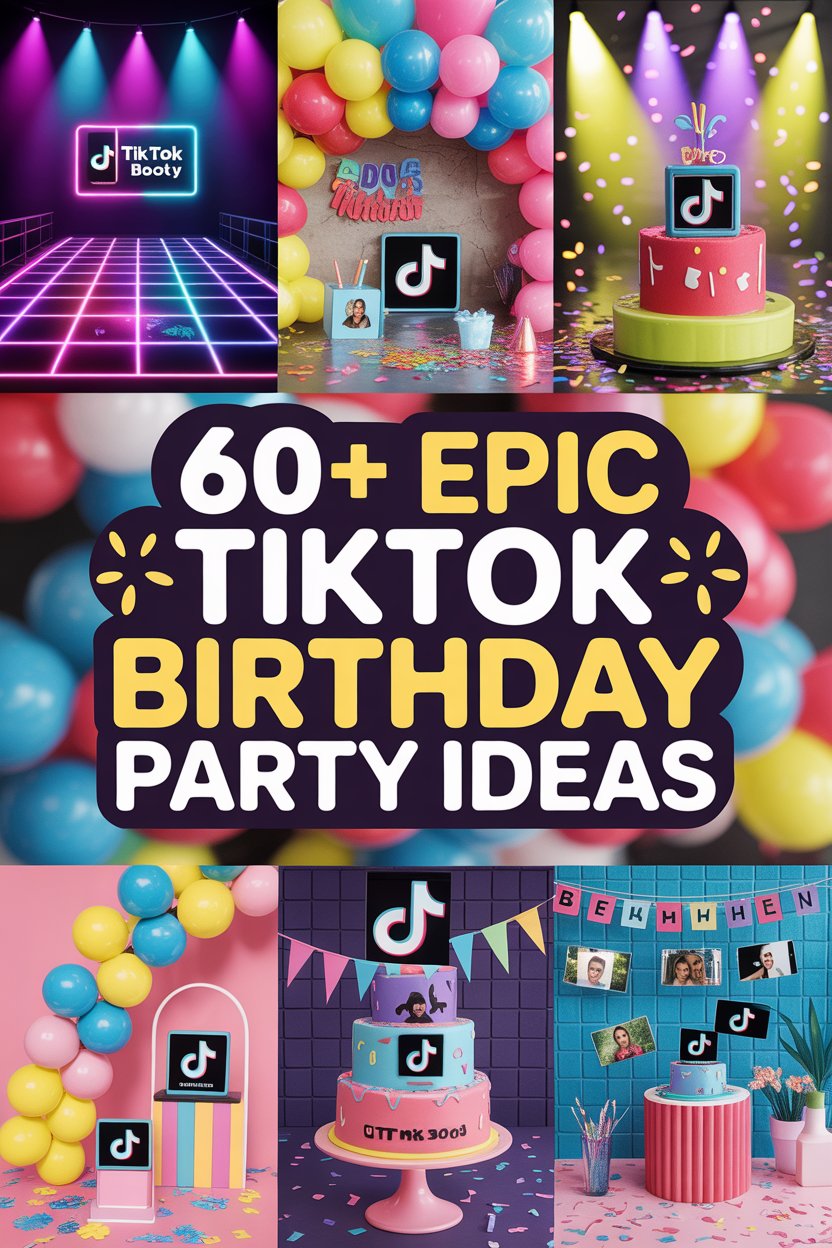 60+ Epic TikTok Birthday Party Ideas