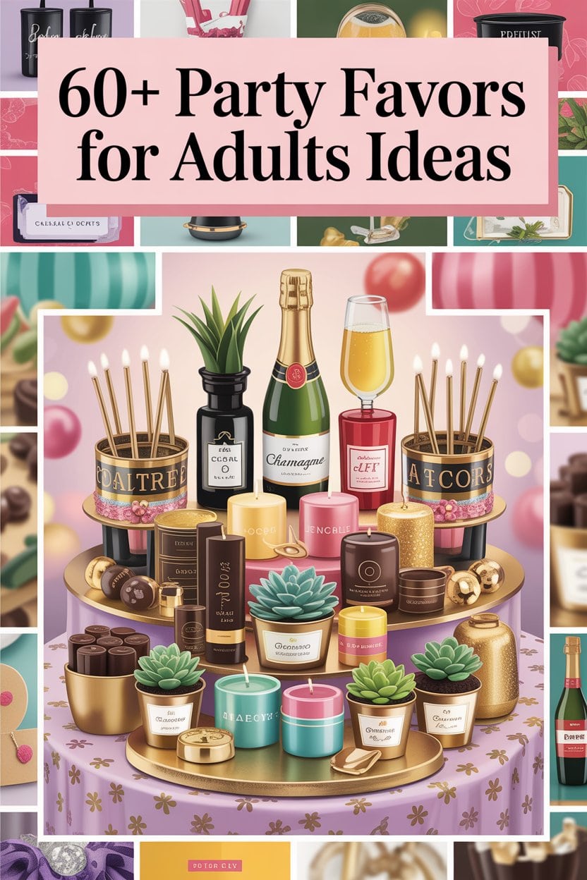 60+ Party Favors for Adults