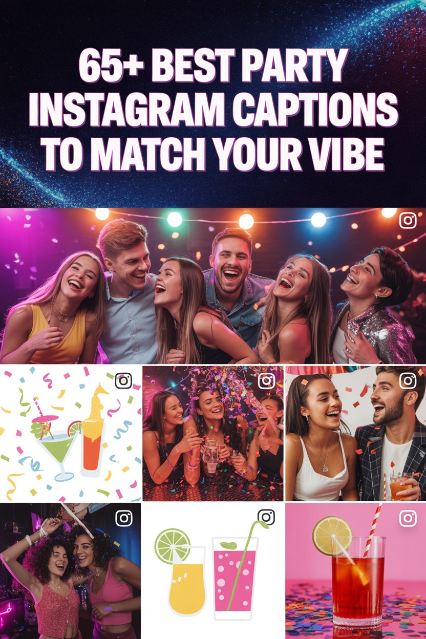65+ Best Party Instagram Captions to Match Your Vibe