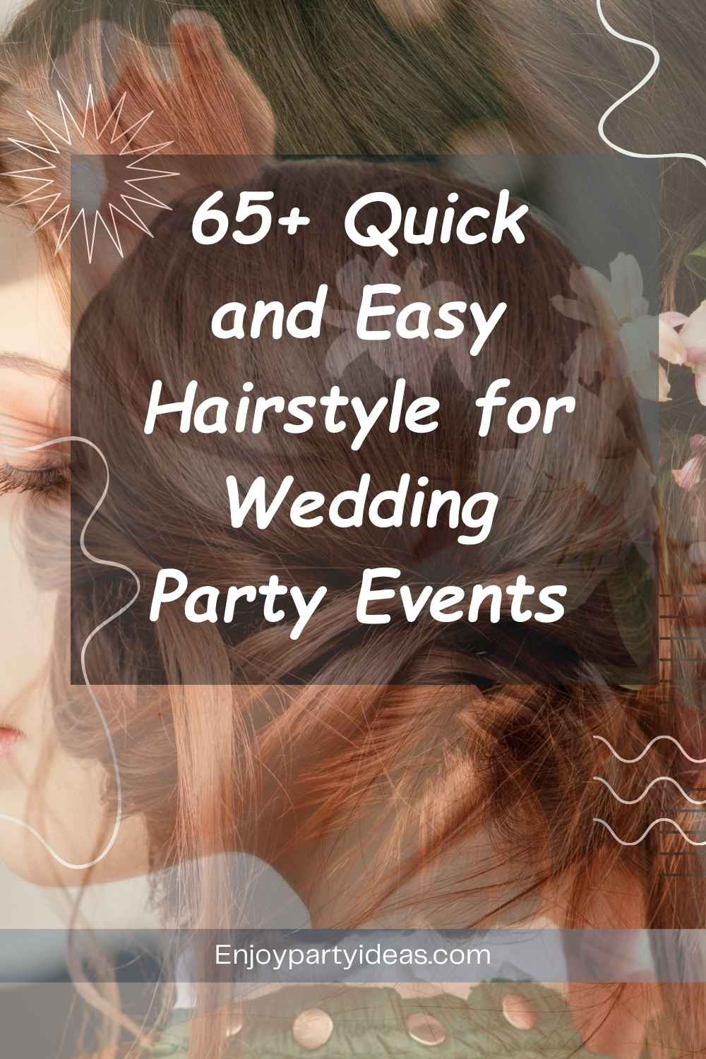 Quick and Easy Hairstyle for Wedding Party Events