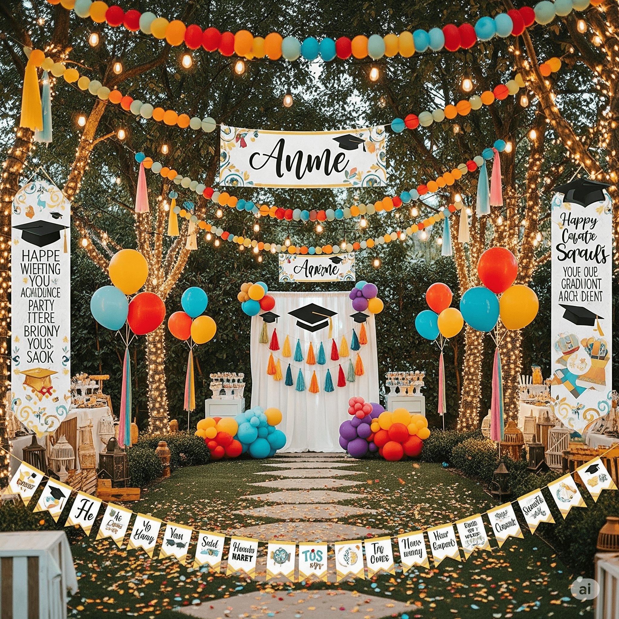 Creative Corners & Graduation Party Ideas Decorations