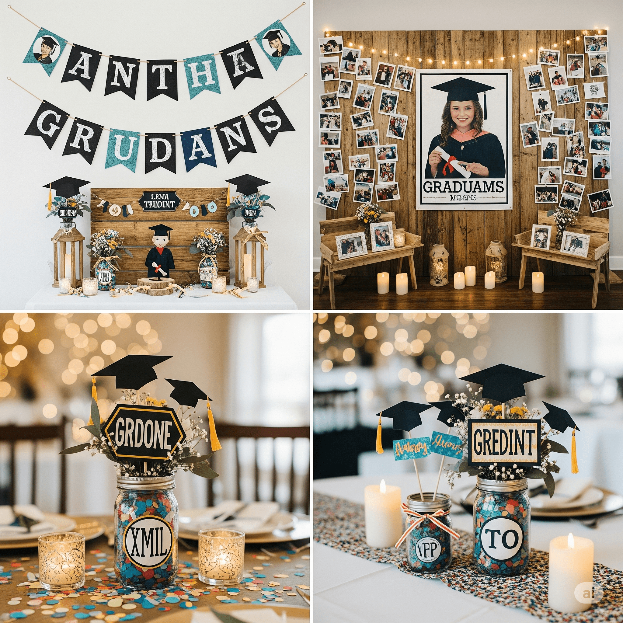 DIY & Personalized Graduation Party Ideas Decorations