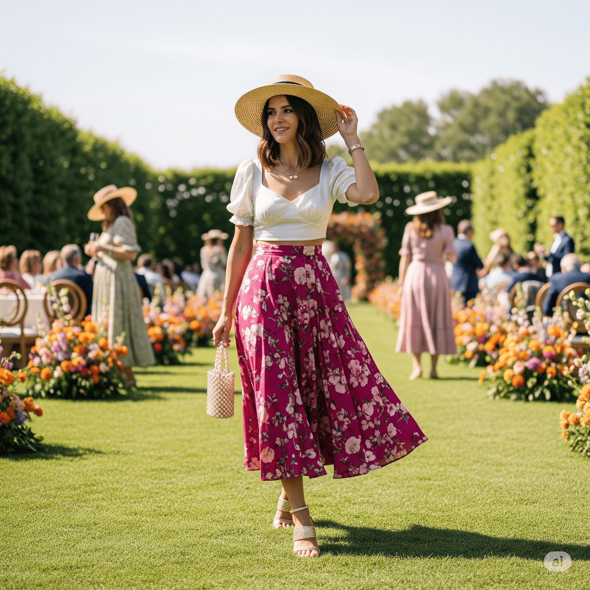 Stylish Separates Garden Party Outfit