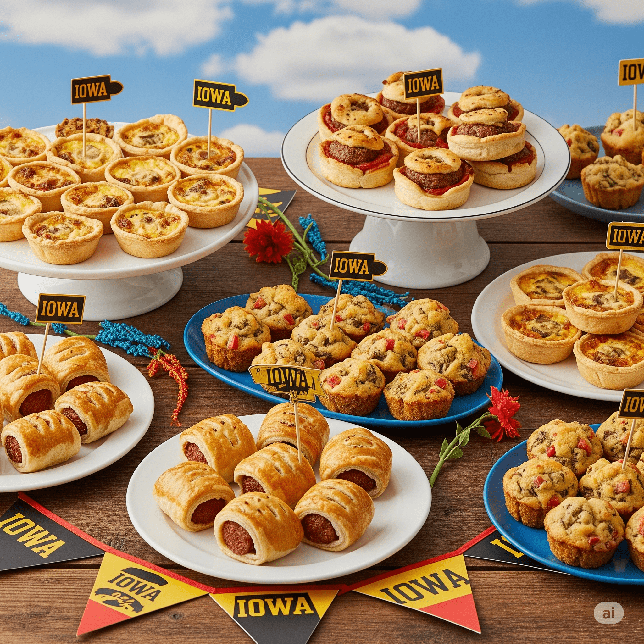 Iowa Party Bites Recipe Savory Bakes & Mini Mains 