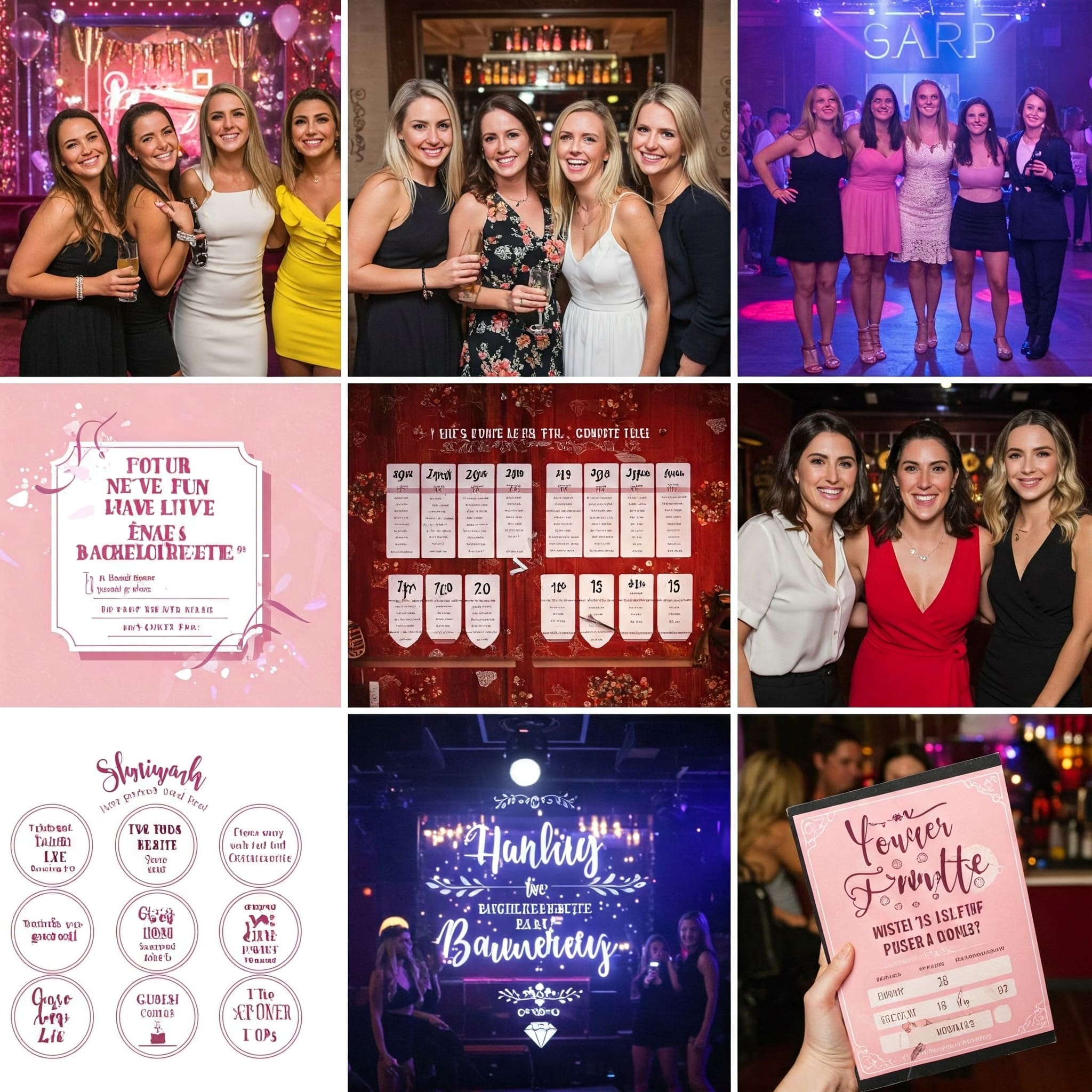 Games for a Night Out Fun Bachelorette party Games