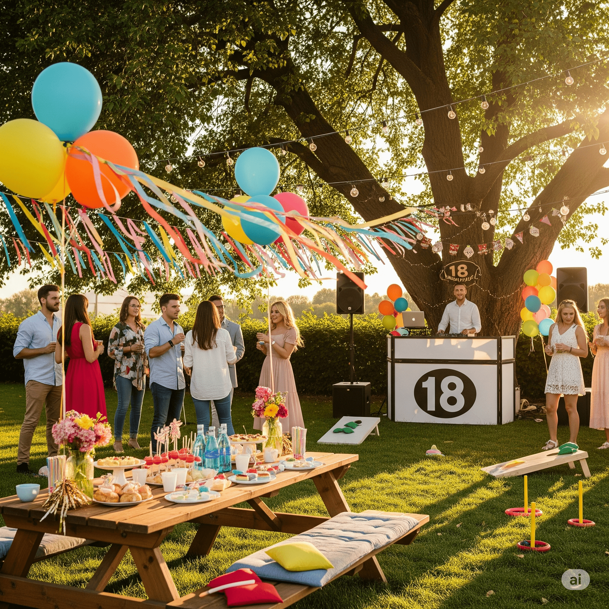 Outdoor Vibes and 18 Birthday Party Ideas Decorations