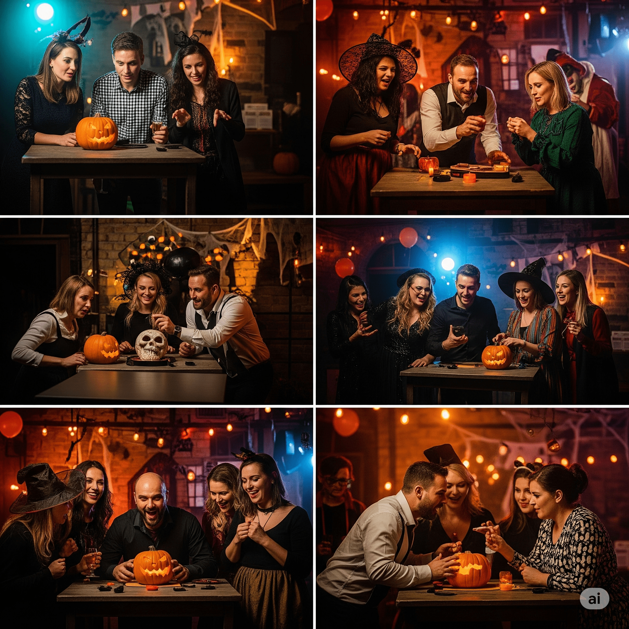 Halloween Party Games for Adults Challenge