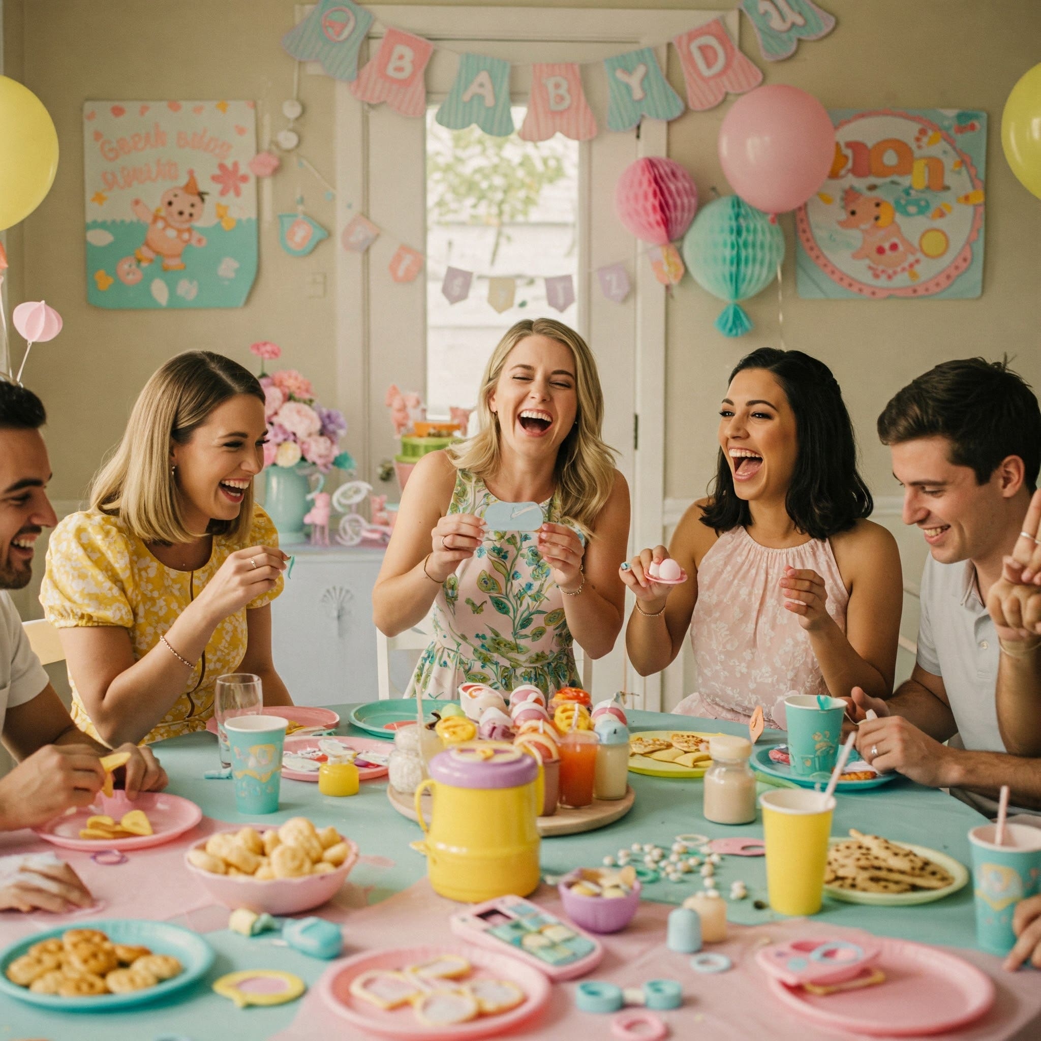 Fun with Food & Drink Baby Shower Games