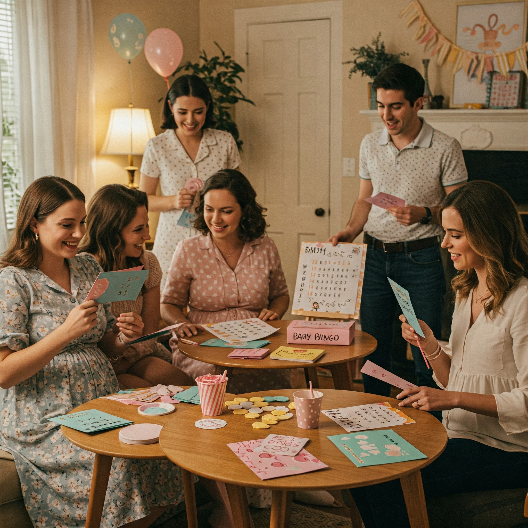 Interactive & Active Baby Shower Games