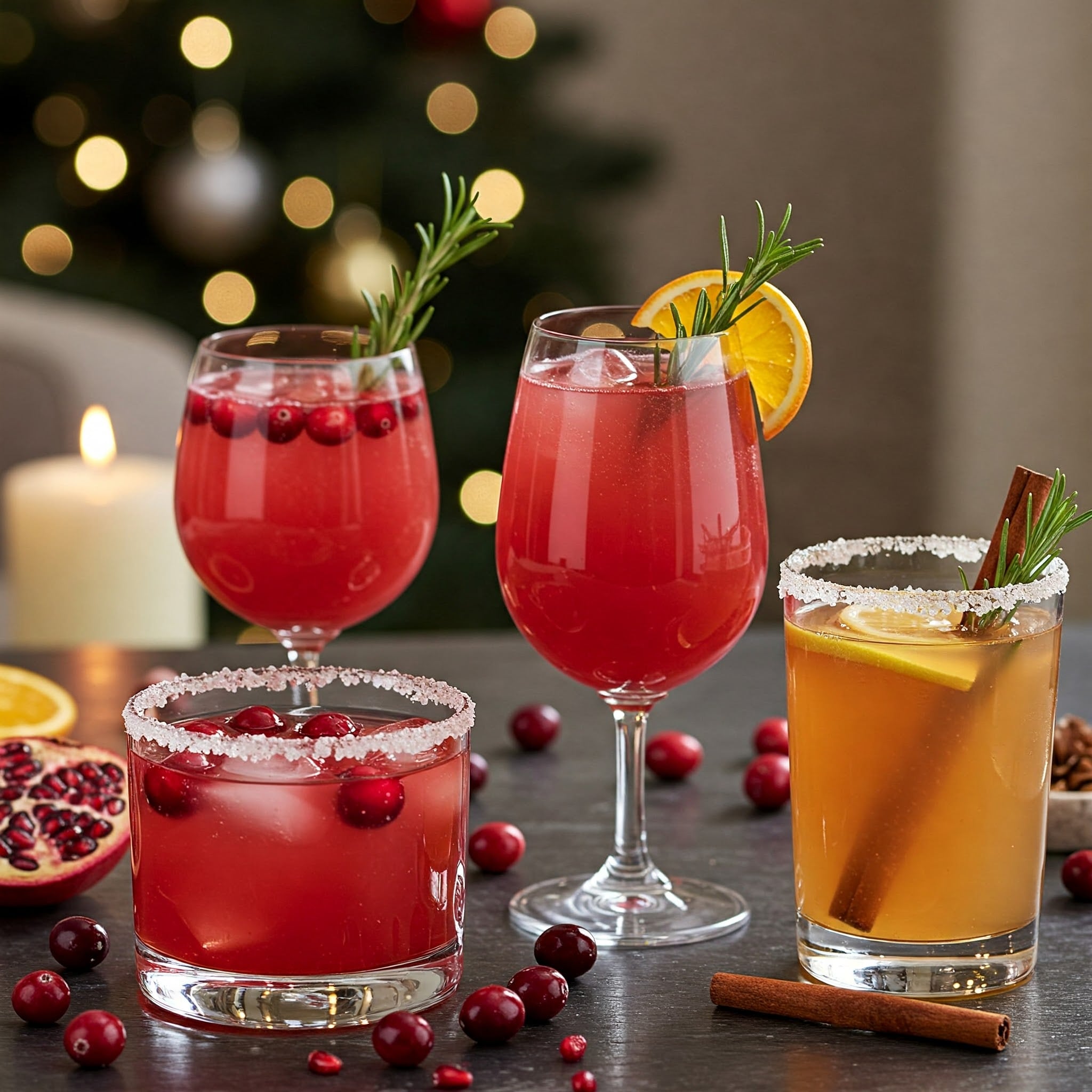 Fruity & Festive Christmas Party Drinks Holiday Sips 