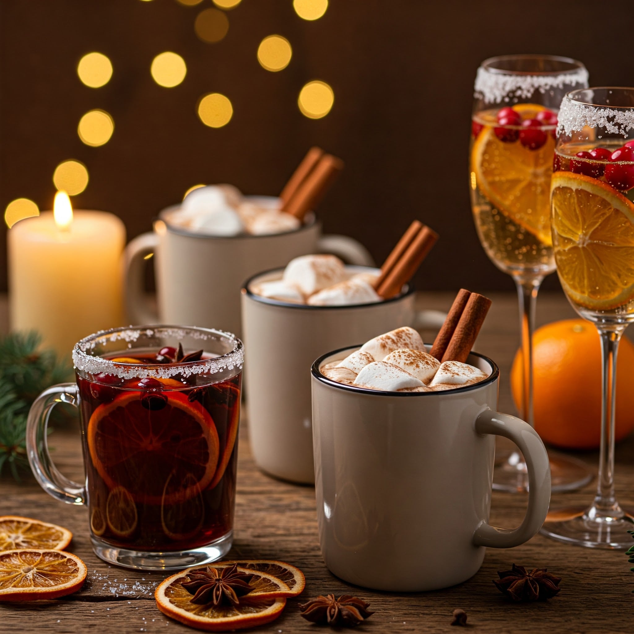 Warm & Cozy Christmas Party Drinks