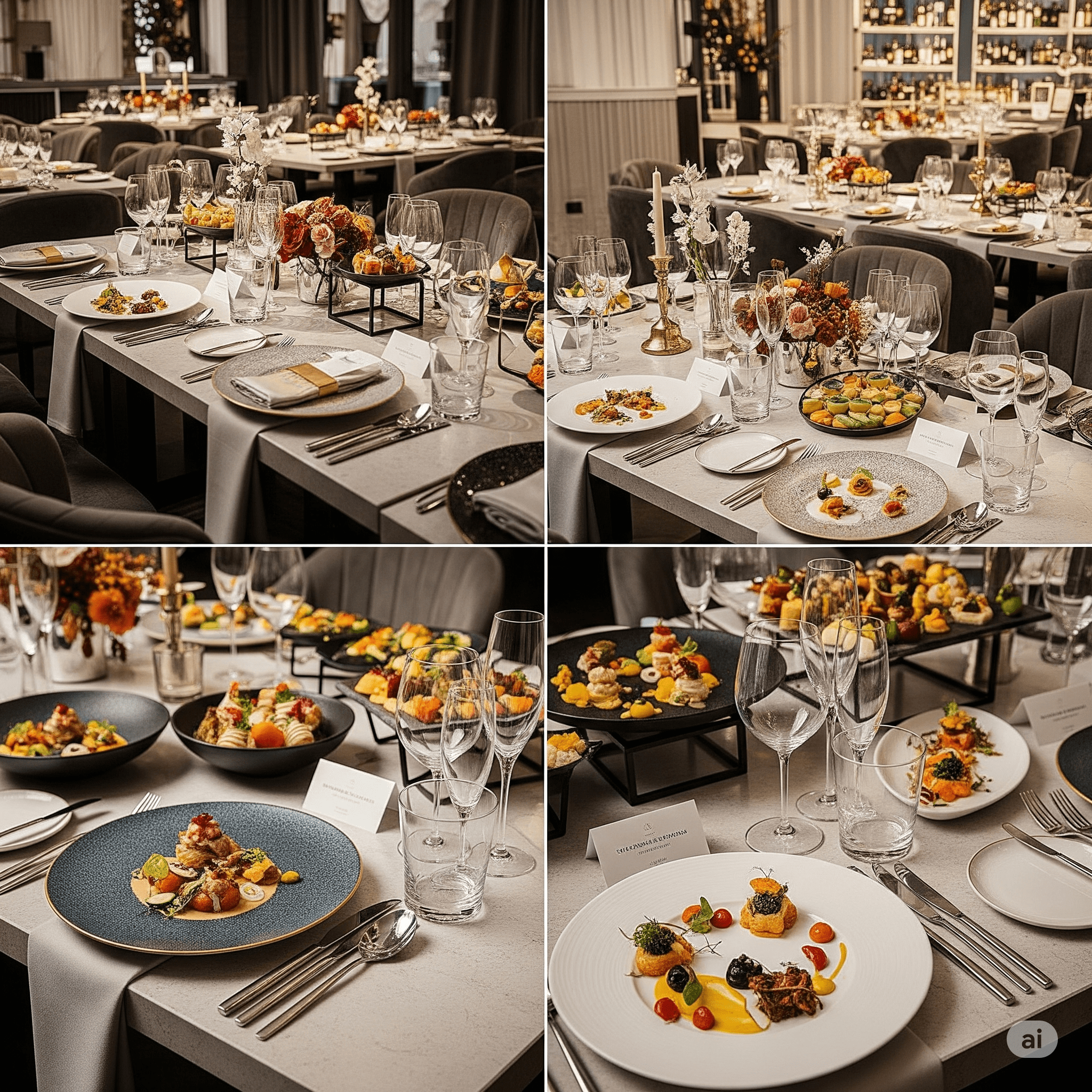 Next-Level Table Settings and Food Areas