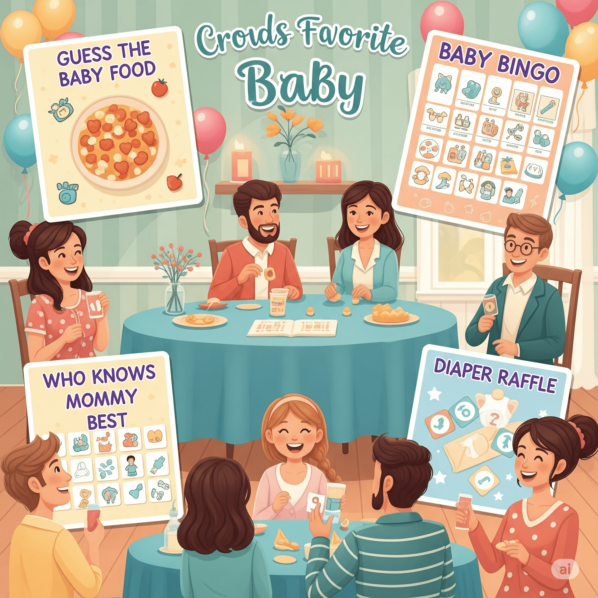 Timeless & Crowd-Favorite Baby Shower Games