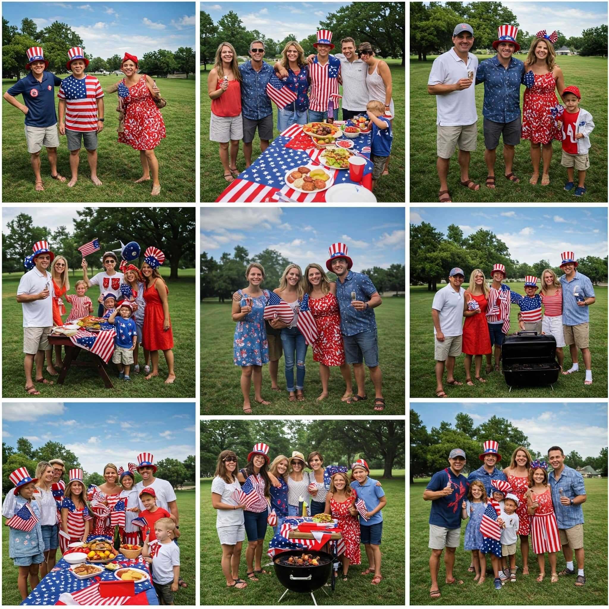 Family & Friends Moments 4th of July Instagram pictures