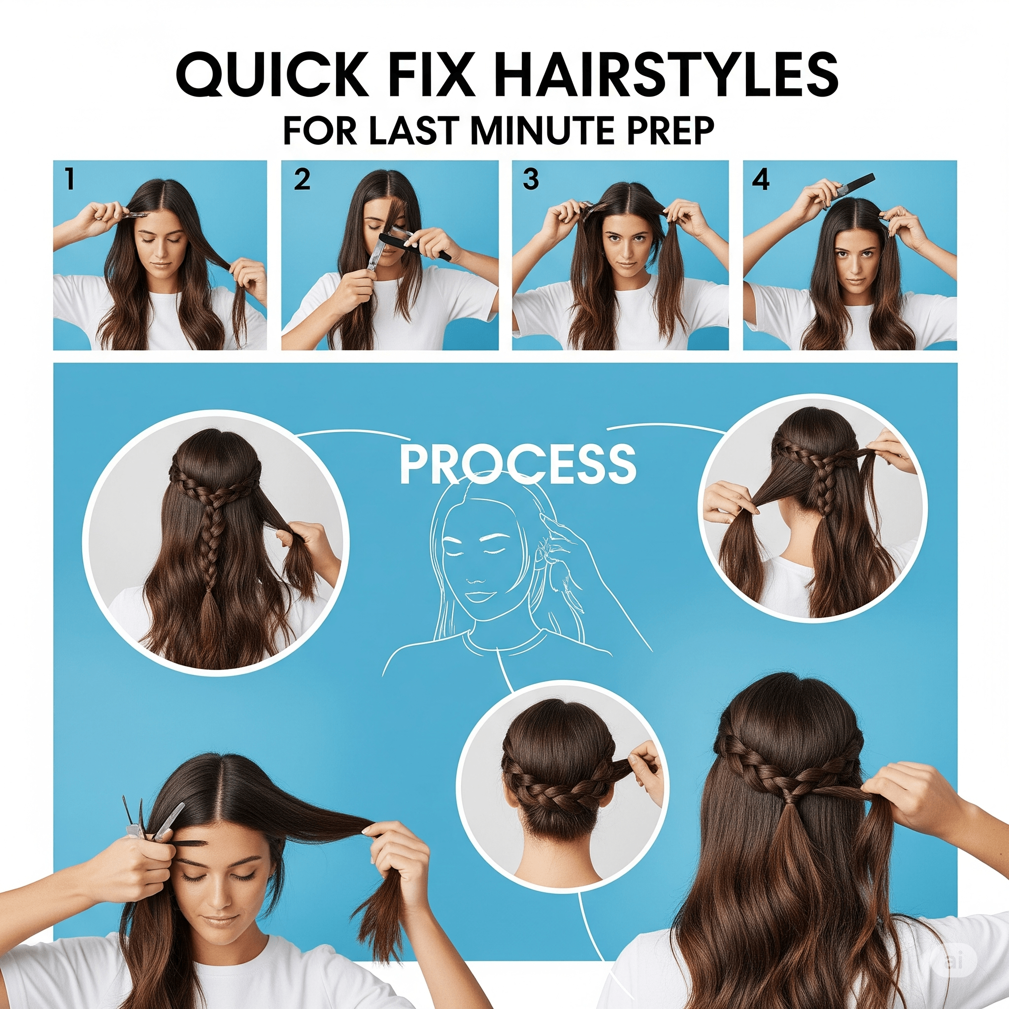 Quick Fix Hairstyles for Last-Minute Prep