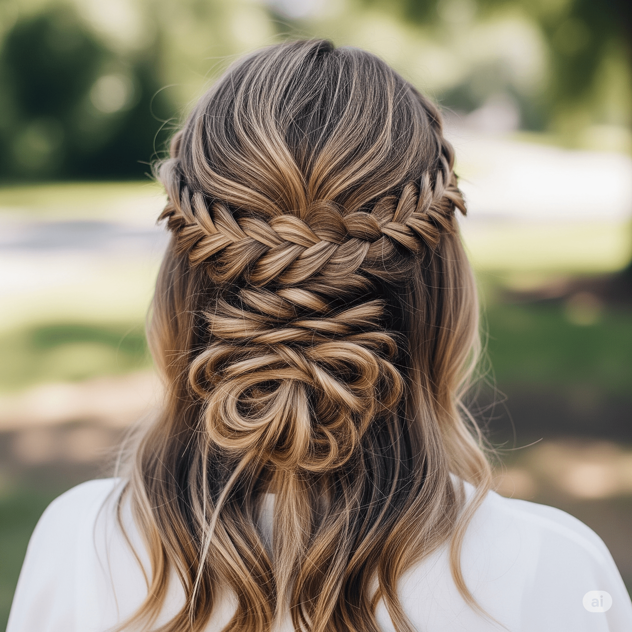 Unique and Creative Easy Hairstyle for Wedding Party
