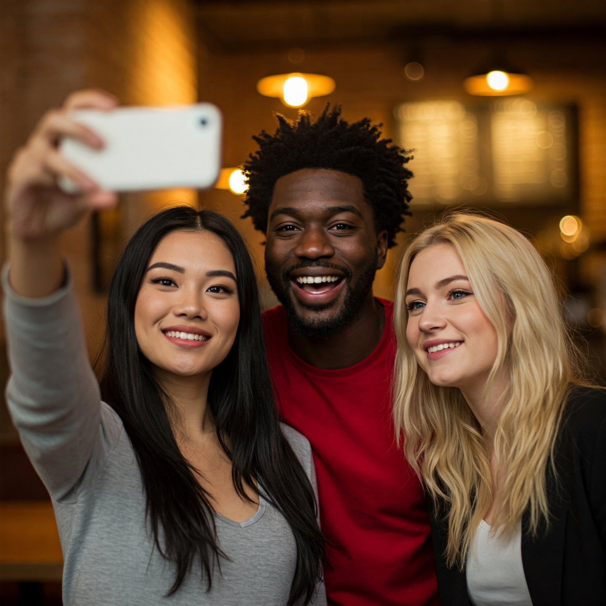 Group Selfie with Friends