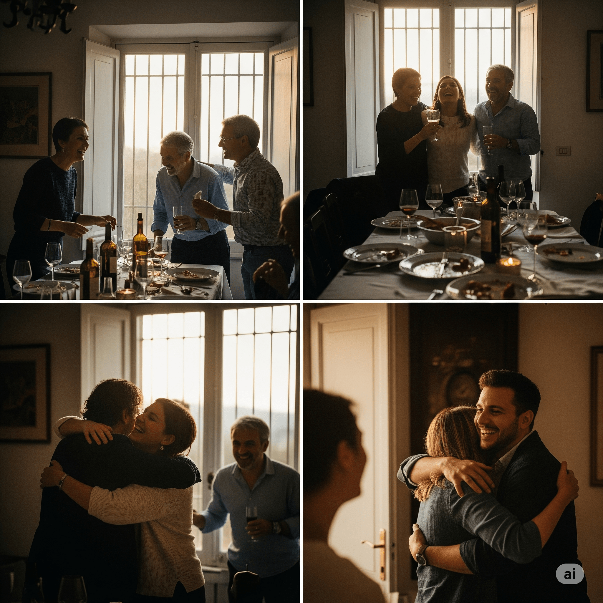 Ending Shots & Group Goodbyes