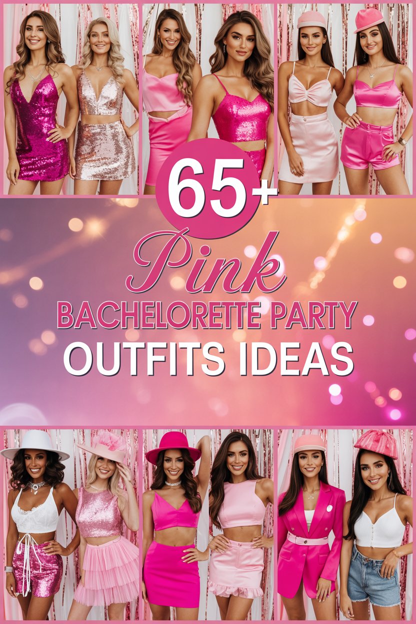pink bachelorette party outfit