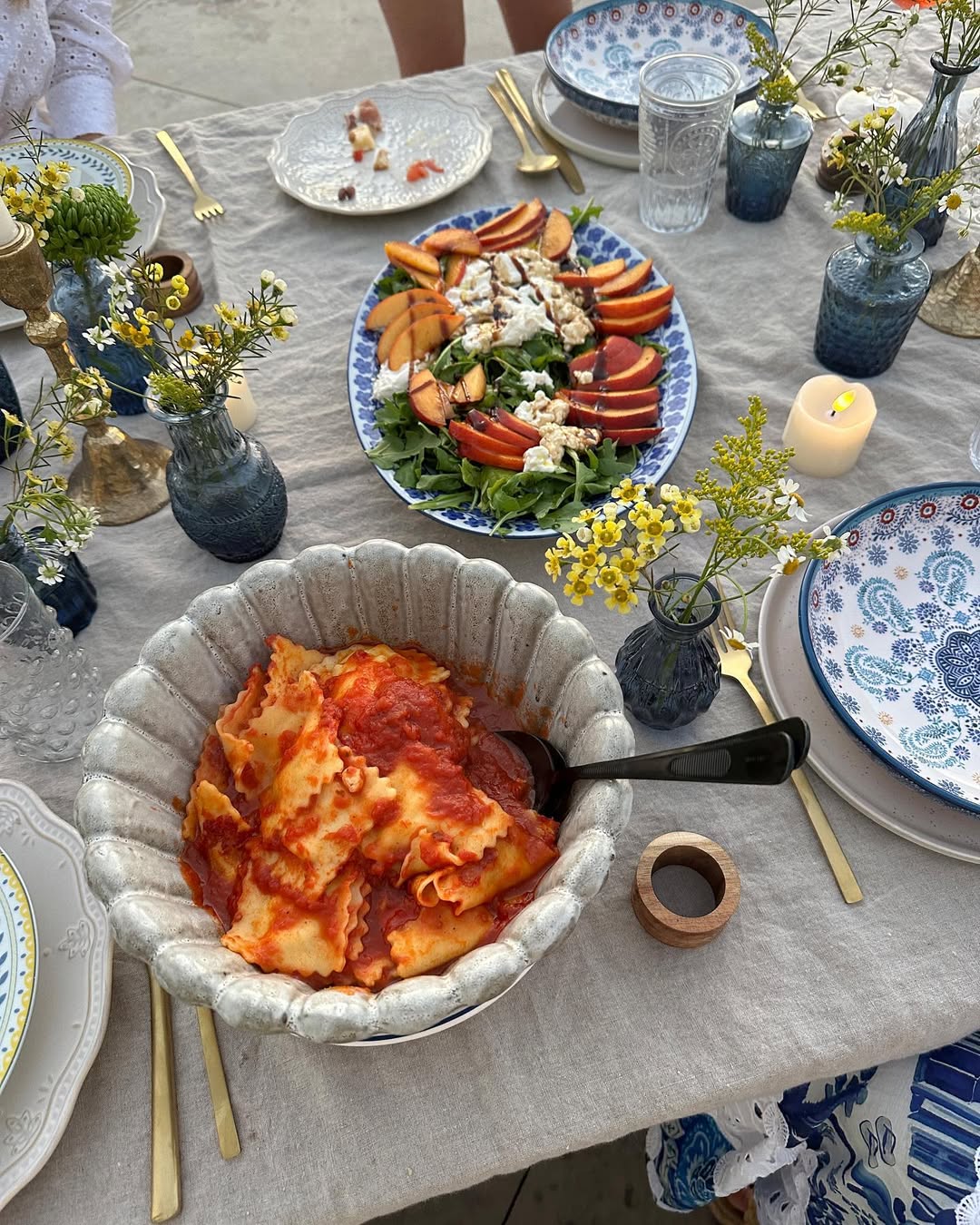 Rustic, Romantic, Italian Dinner Party Aesthetic