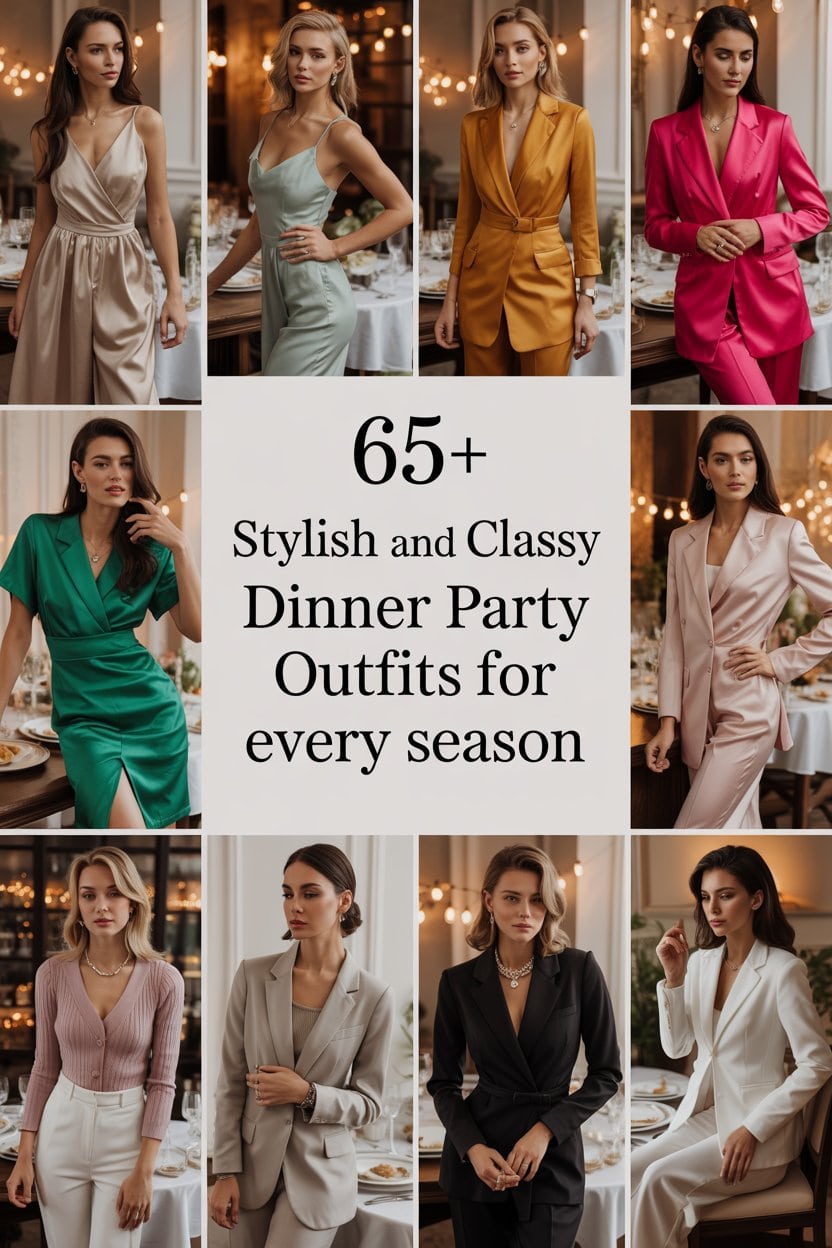 Stylish and Classy Dinner Party Outfits for Every Season