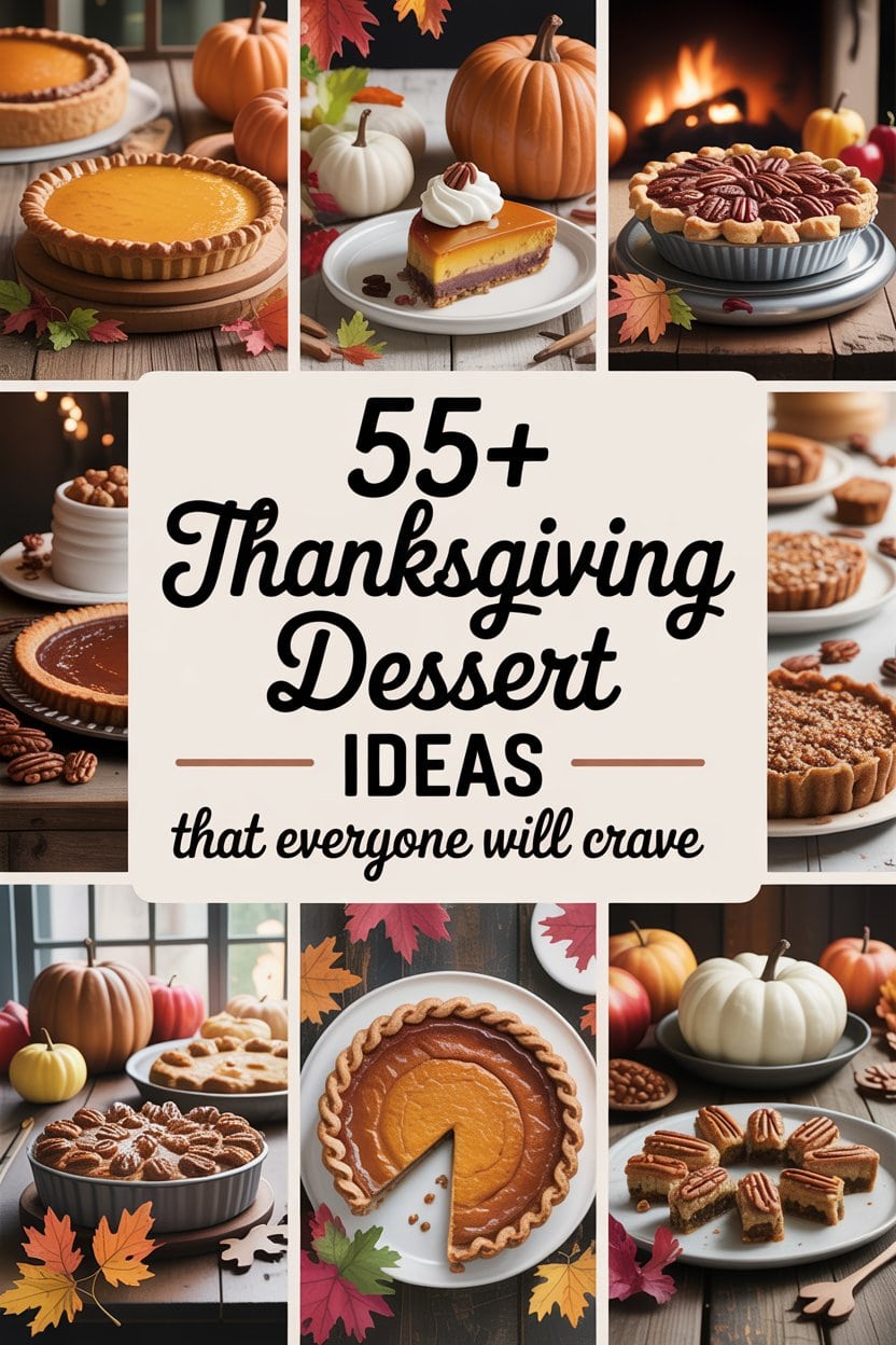 55+ Thanksgiving Dessert Ideas That Everyone Will Crave
