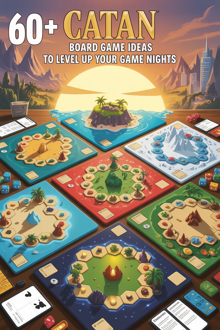 60+ Catan Board Game Ideas to Level Up Your Game Nights
