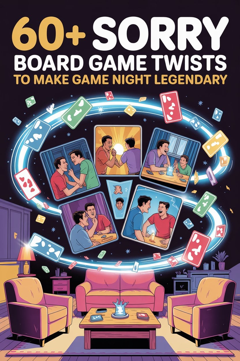60+ Sorry Board Game Twists to Make Game Night Legendary