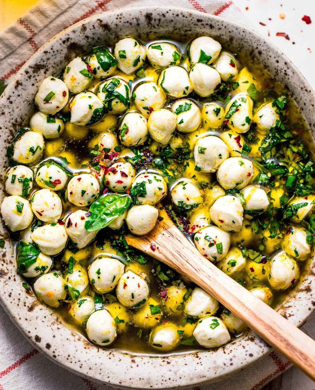 Marinated Mozzarella Balls