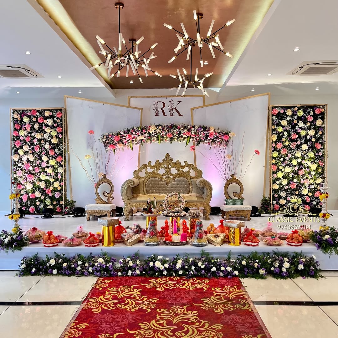 Romantic and Classy Engagement decortaions
