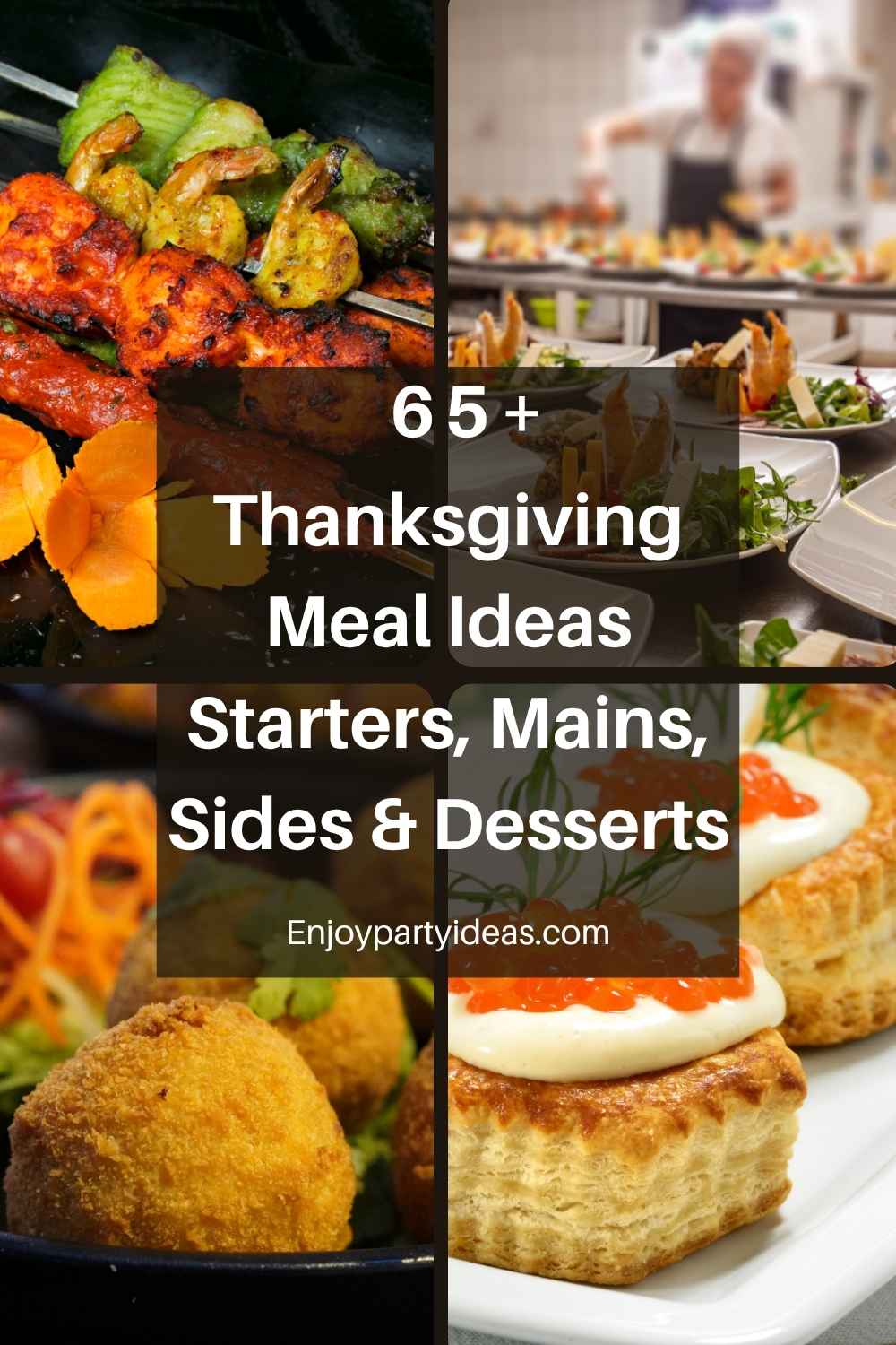 Thanksgiving Meal Ideas Starters, Mains, Sides & Desserts