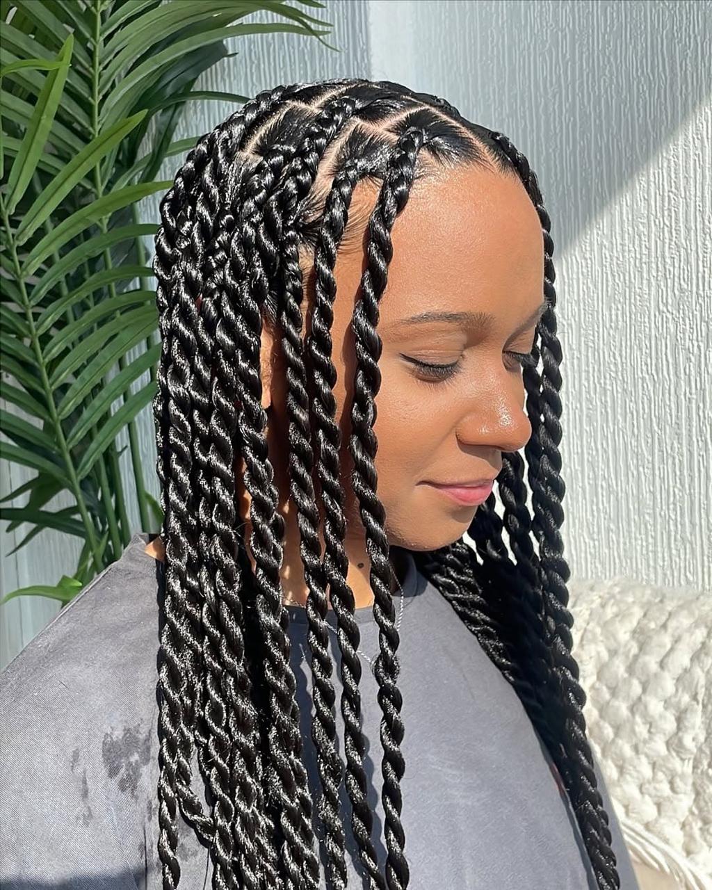 Unique Textures & Creative Hairstyle