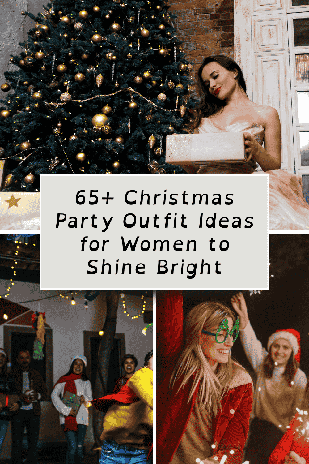 65+ Christmas Party Outfit Ideas for Women to Shine Bright