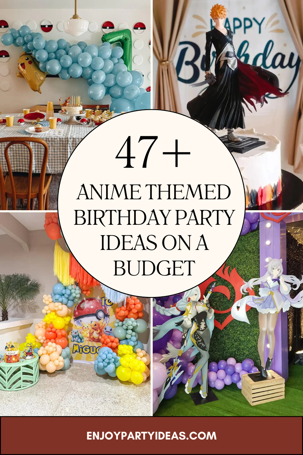Anime Themed Birthday Party