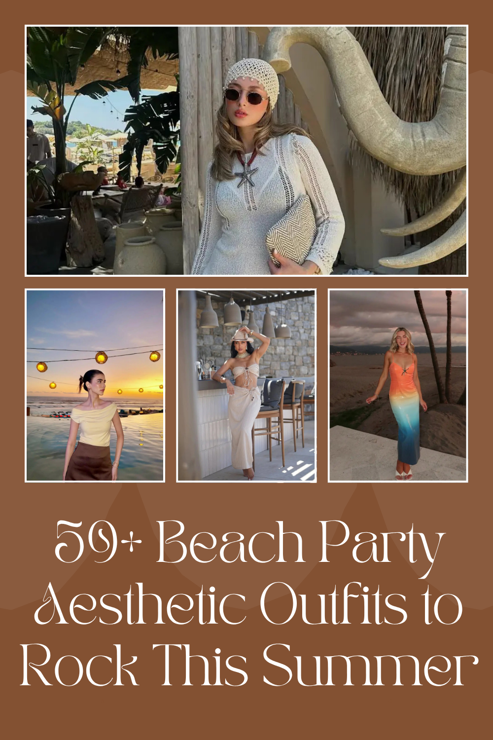 Beach Party Aesthetic Outfits