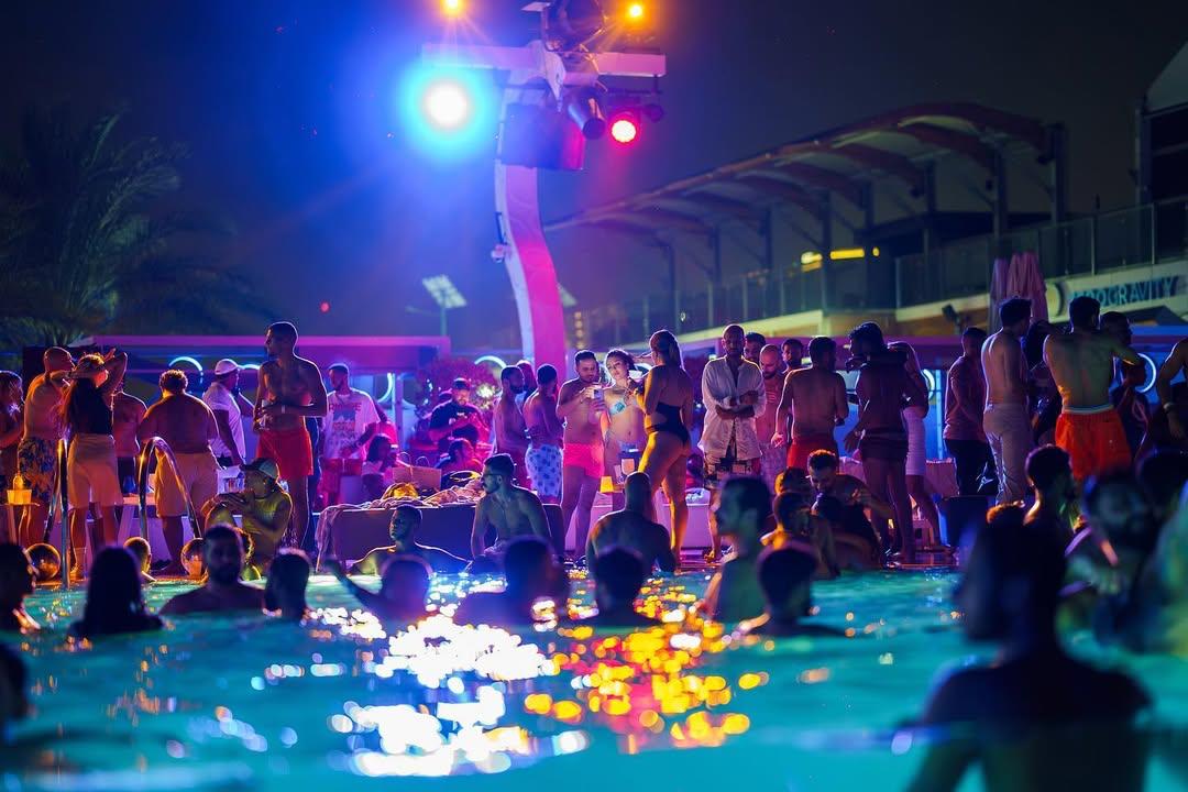 Night Pool Party