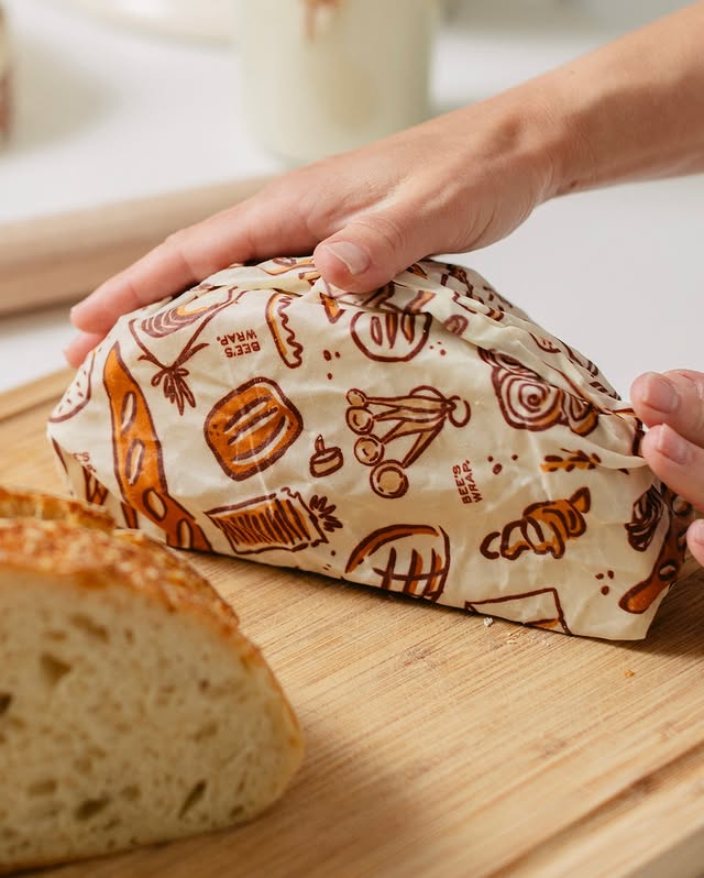 Beeswax wraps in cute patterns