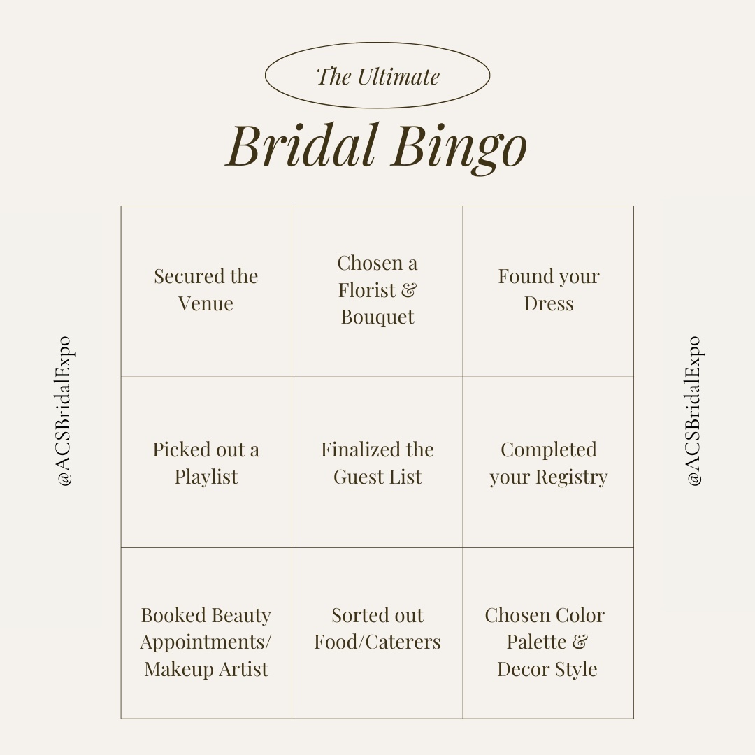 Bridal Bingo